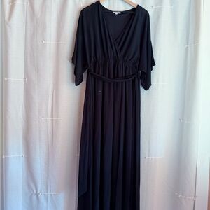 Baltic Born Kimono Black Maxi Dress